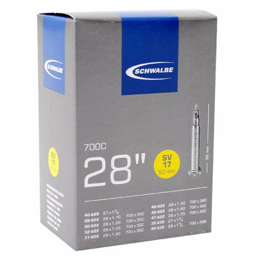 Schwalbe Bib. SV 17 - 50 mm. / 28/47-622/635 / 28x1.3/8 - 28x1.1/2 - 28x1.75 - 28x1.1/4 - 27x1.1/4-10400093V - 10400093