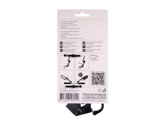 Simson 021821 spiegel Excellent anti reflecterend