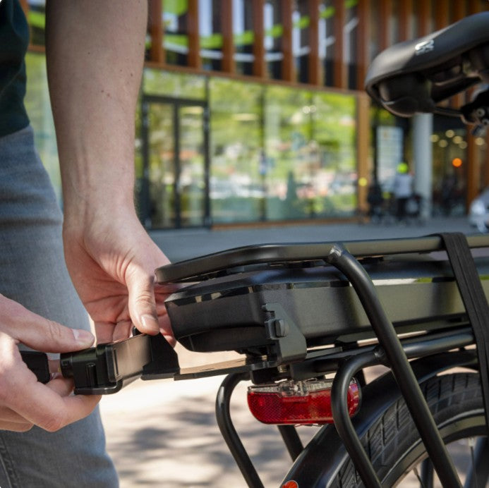 Steco accuslot voor Bosch (BES2 en BES3) zwart