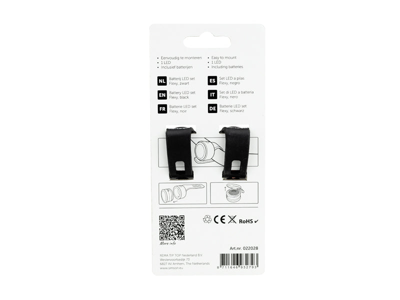 Simson 022028 Batterij LED set "Flexy" 1 LED