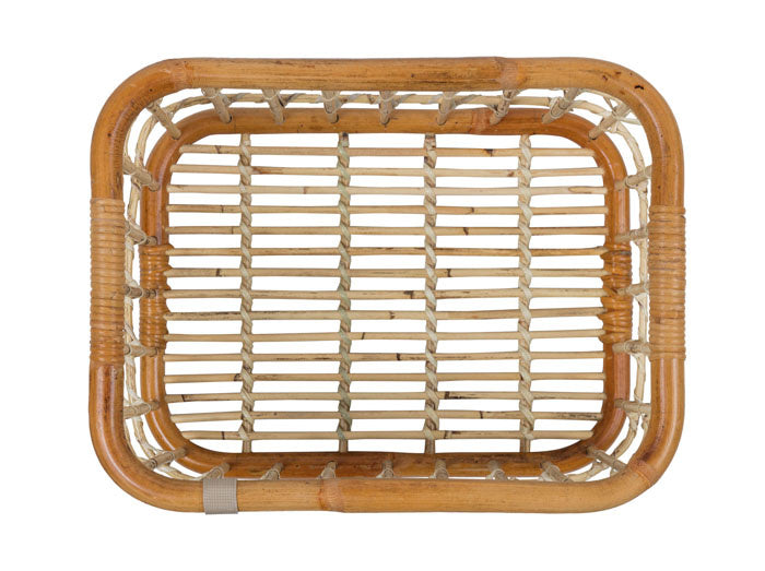 Basil 13080 Green Life Rotan fietsmand L 30L. naturel bruin