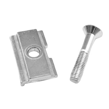 Pletscher Esge adapterplaat F20/1 voor bev. tweebeenstandaard op smalle plaat