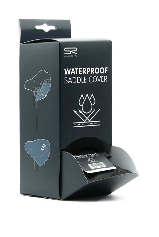Selle Royal toonbank display met waterdichte zadelhoezen (10)