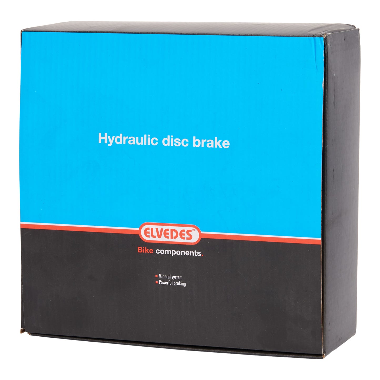 Elvedes 2017132 hydro schijfremsysteem hp4000 dubbele zuiger voor + achter rem mineraalolie systemen incl. 2 ø160 mm. rotors, 2 olives, 2 inserts
