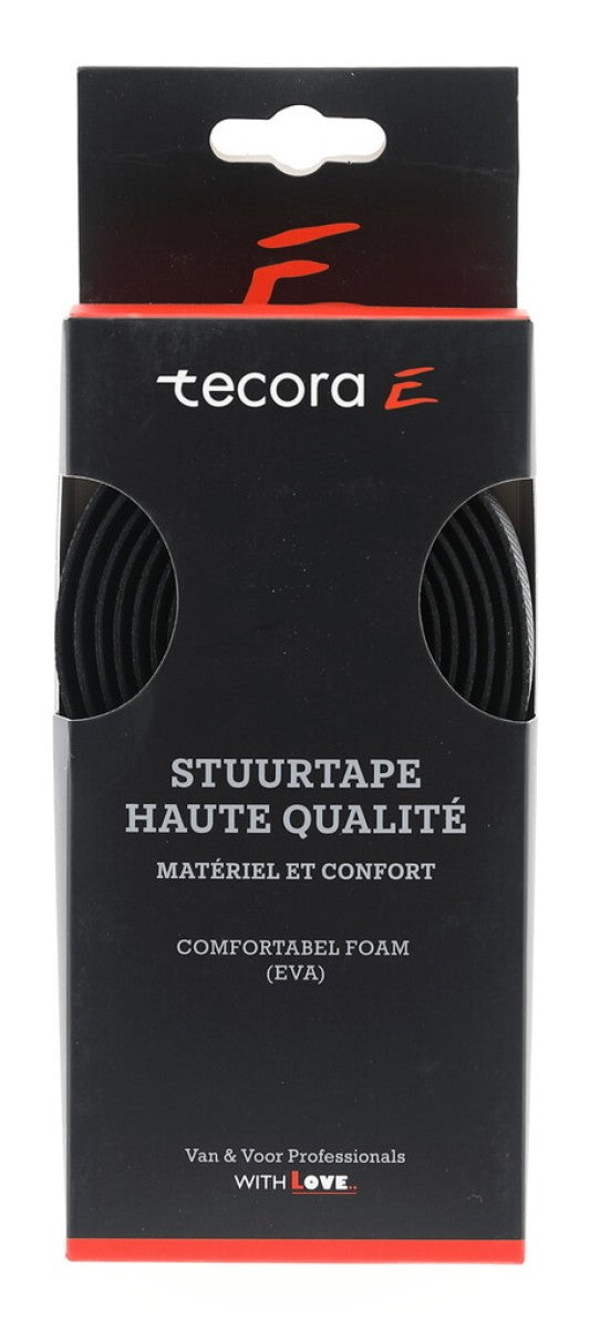 Tecora E stuurlint Haute Qualité Luxe ø2.5x30 mm. 2 mtr.  zwart