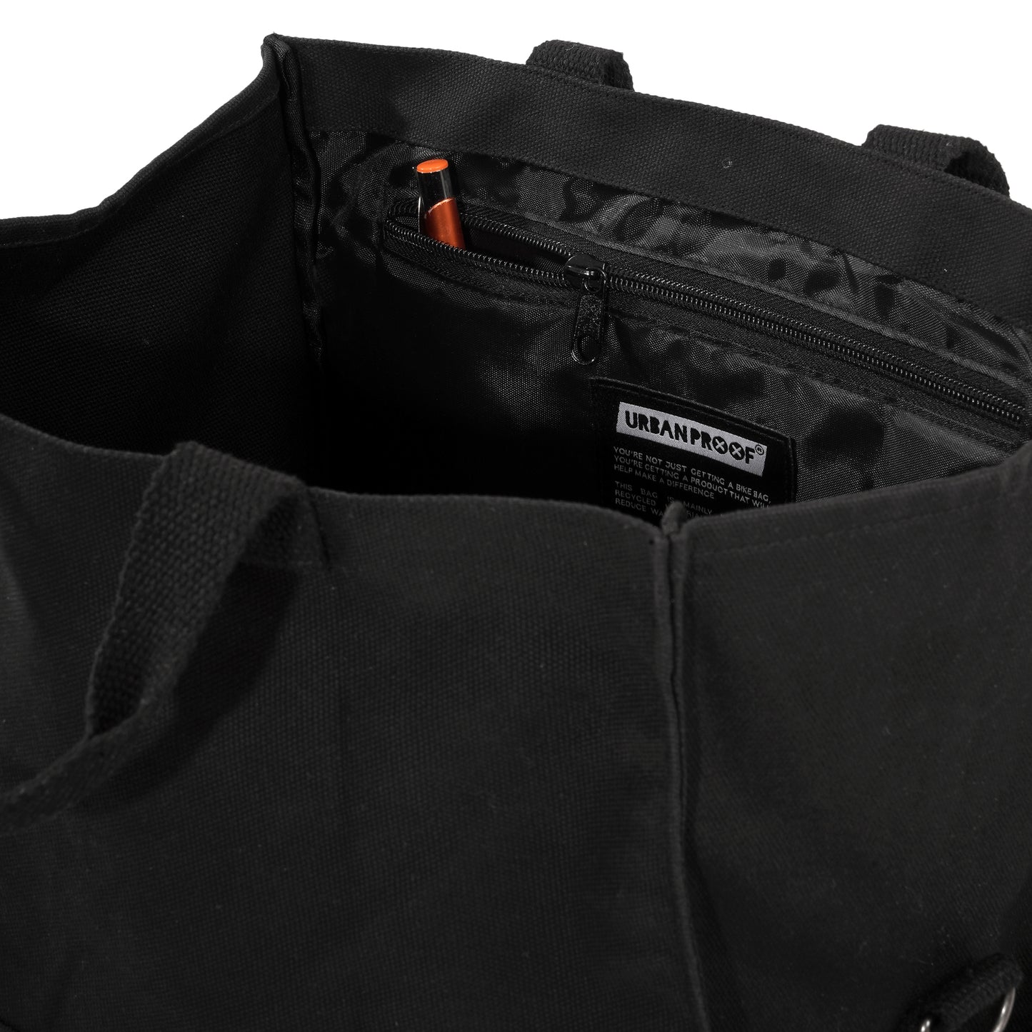 Urban Proof City Tote Bag Black - Recycled