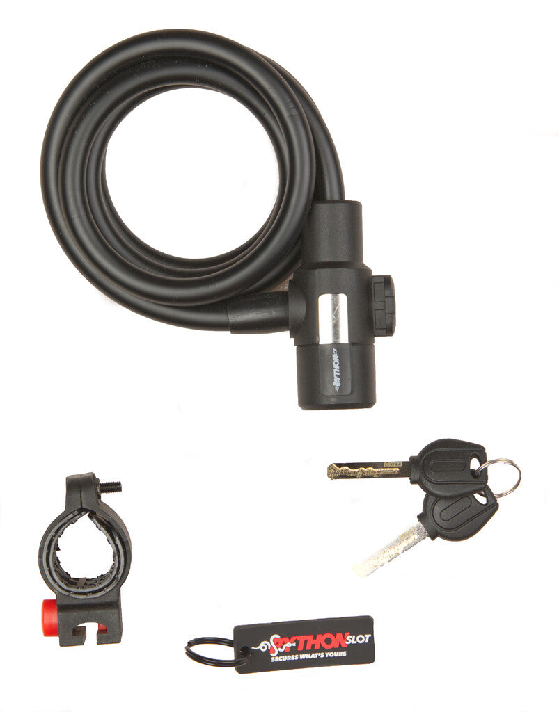 Python spiraalslot 12 mm. x 150 cm. met bracket