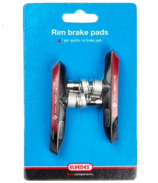 Elvedes 6847 velgremschoen 55 mm. met alu. cartridge voor Shimano