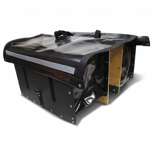 Basil 17271 Newspaper bag dubbele fietstas 84L. wit