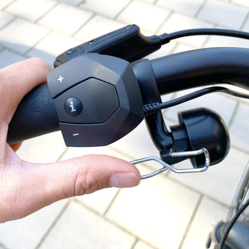 Widek E-bike bel zwart met speciale beugel