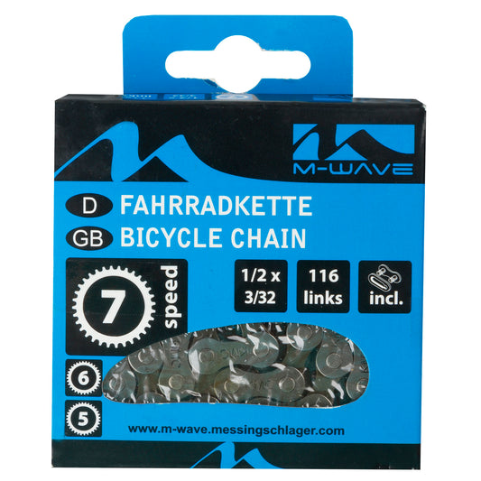 M-Wave ketting 1/2x3/32 - 116 7/6/5V. KMC-50