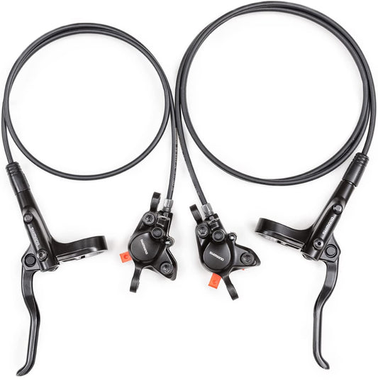 Shimano schijfrem set BL BR-MT200 (L-voor/R-achter) compleet z/schijf zwart