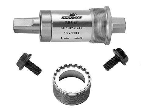 Sun Race BBS18-131 trapas 68/131mm - aluminium BSA