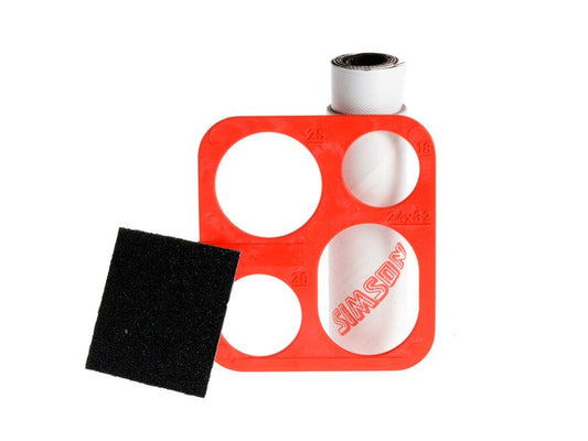 Simson 020536 bandenreparatie rol & sjabloon 7 x 20 cm.