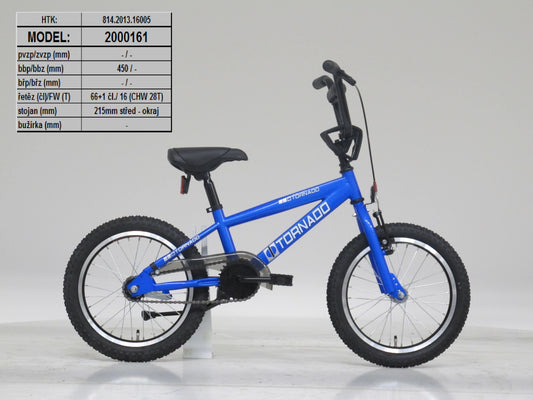 BMX 16" Tornado blauw
