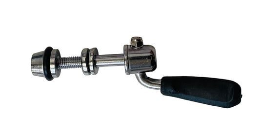 WH Ergotec snelspanhevel QR M8x60 CrMo zwart/chroom