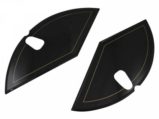 Hesling jasbeschermer nostalgie PVC zwart + bies