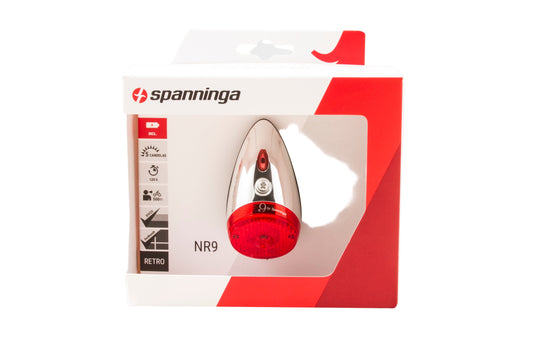 Spanninga nr. 9 XB achterlicht incl. 2 x AAA batterij