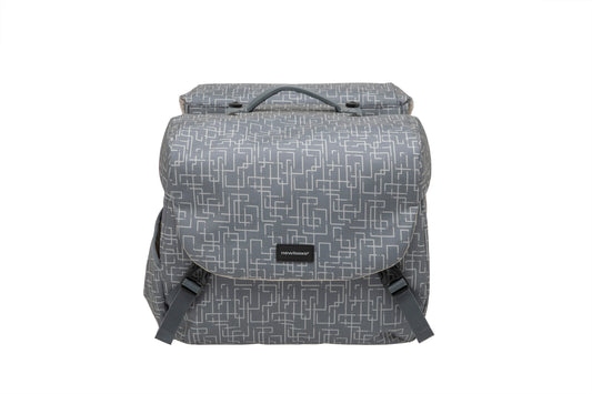 New Looxs tas nr. 218 Mondi Joy Double MIK Ivy Grey - 218.173MIK