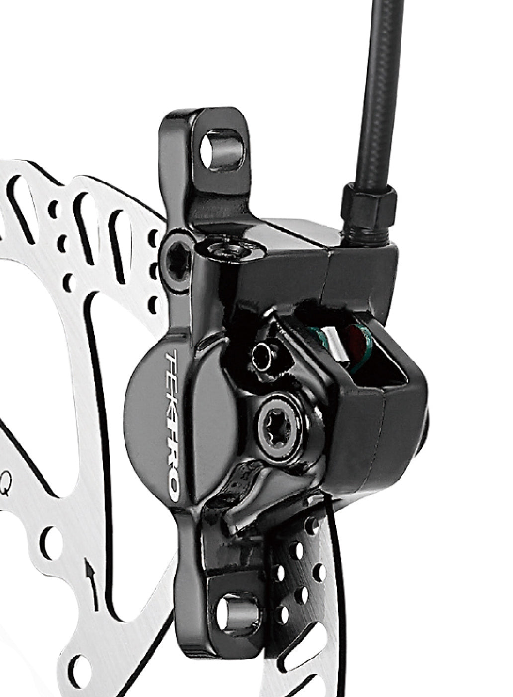 Tektro HD6.X schijfrem hydraulisch remklauw zwart voor HD-M285