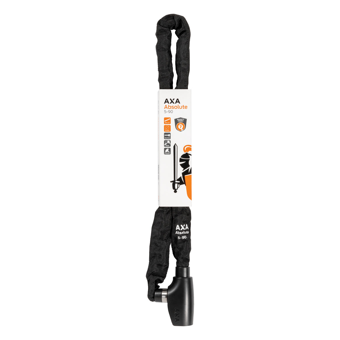 AXA Absolute kettingslot 90 cm. 5 mm. Ø