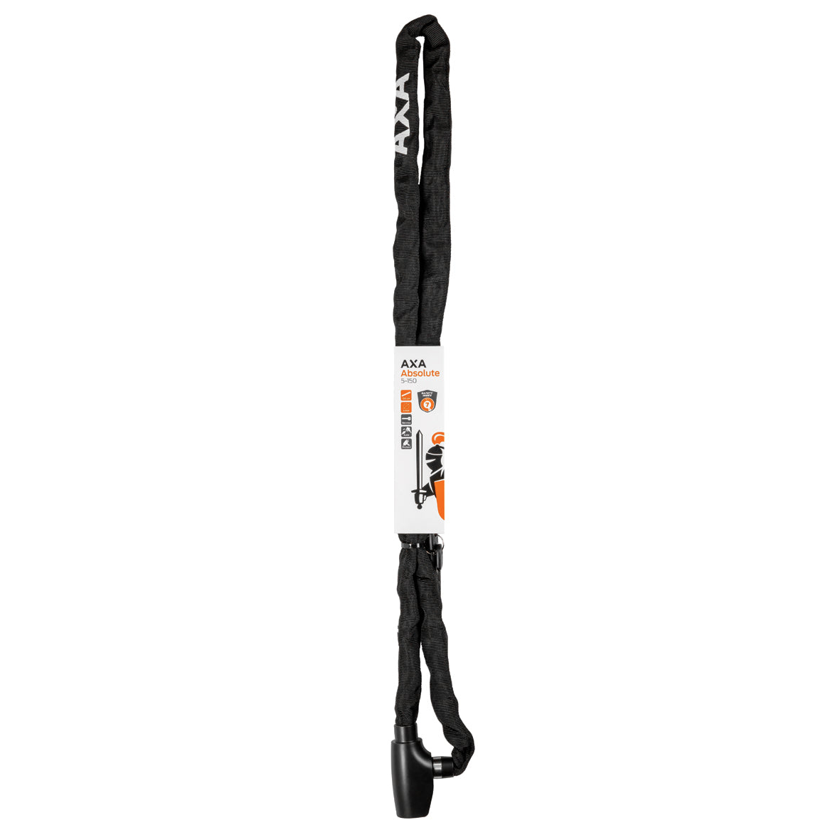AXA Absolute kettingslot 150 cm. 5 mm. Ø