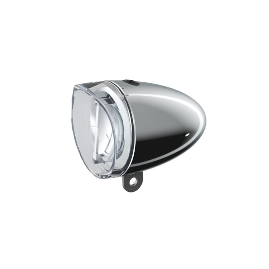 Spanninga koplamp Trendo XB chroom incl. 3 AA batterijen