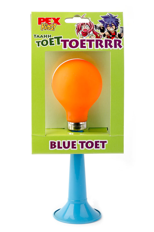 PexKids blue toet recht staal oranje bol