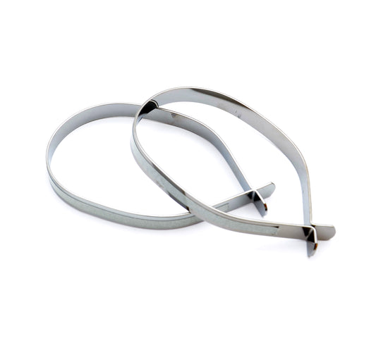 Simson 020926 broekklemmen metaal met reflectie