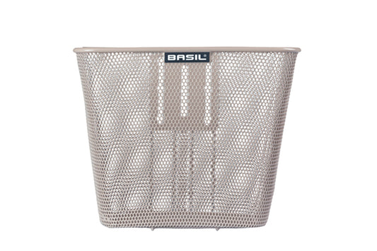 Basil 10237 Bilbao voormand vaste montage nude metallic