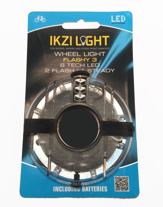 IkziLight wiellicht 8xled voornaaf