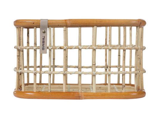 Basil 13080 Green Life Rotan fietsmand L 30L. naturel bruin