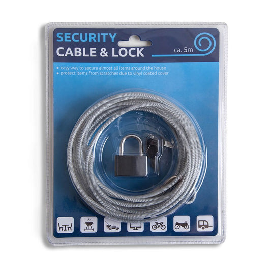 Security kabelslot 5 mtr.