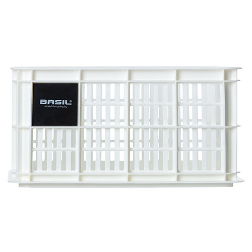 Basil 21114 Crate S fietskrat gerecycled kunststof small 17,5L bright white