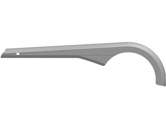 Hesling kettingscherm Velo 42-46T zwart winkel