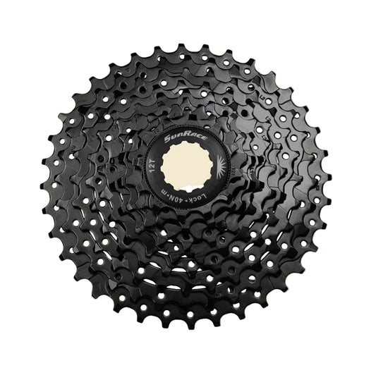 Sun Race CSM98 9AW-BOX B cassette 9V. 11-36 zwart