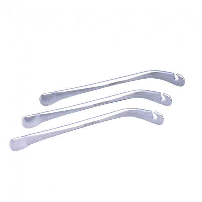 Minoura bandenlichter set alu-zilver