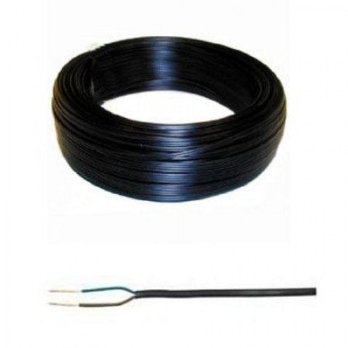 Bicy-Fill lichtsnoer Piattin ø 0.35 x 1.0 mm. 2x zwart