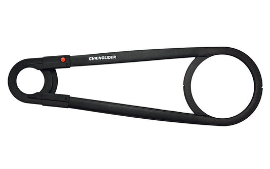 Hebie chainglider voorkant 38T. zwart