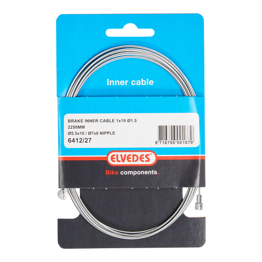Elvedes 6412/27 achterrem binnenkabel met 2 nippels (20)