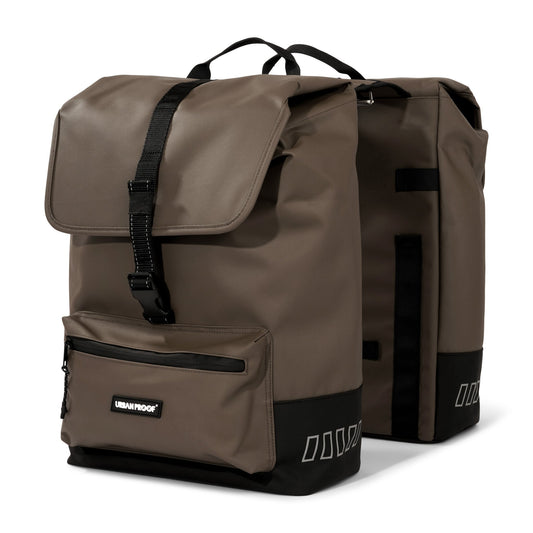 Urban Proof Cargo Double Bag bruin - Recycled