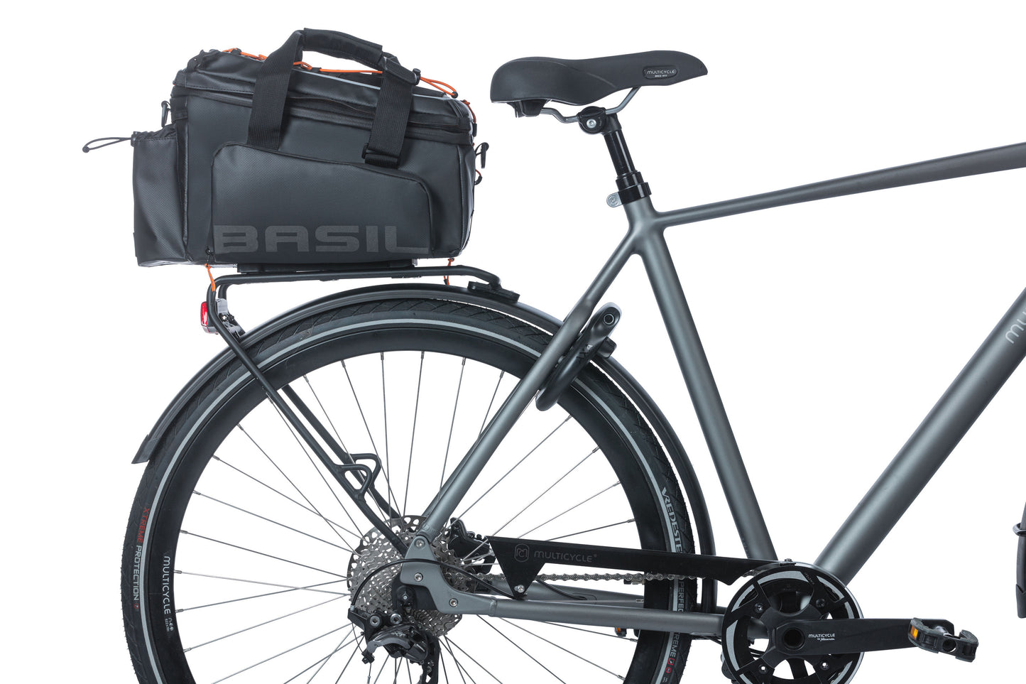 Basil 18302 Miles Tarpaulin trunkbag XL Pro MIK9-36L black orange