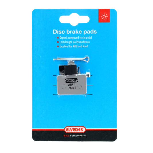 Elvedes 6854T disc brake pad soft compatible o.a. Shimano en Tektro