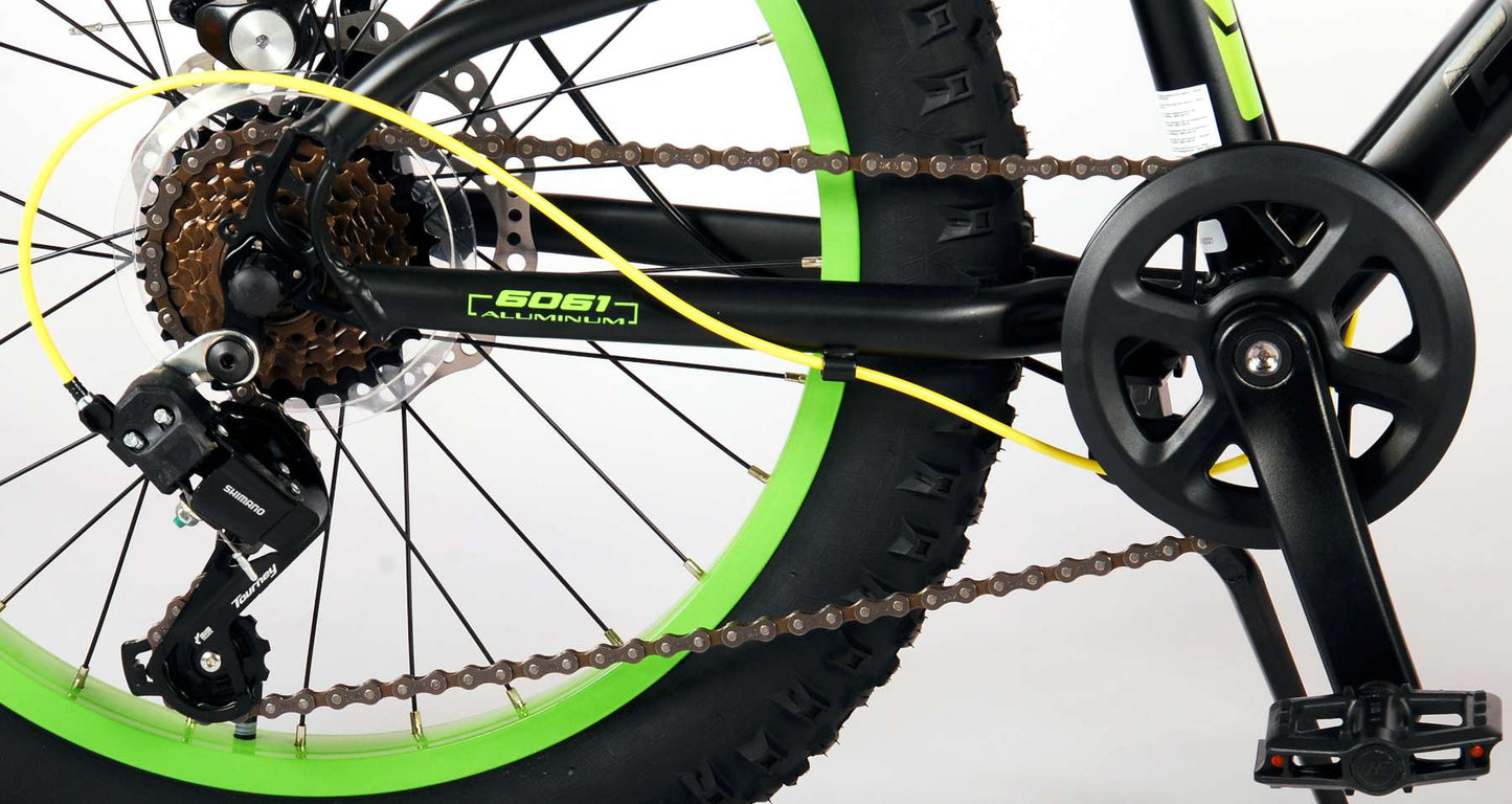 Volare Gradient 20'' jongens zwart/geel/groen - 6 spd. "Prime Collection" (85%)