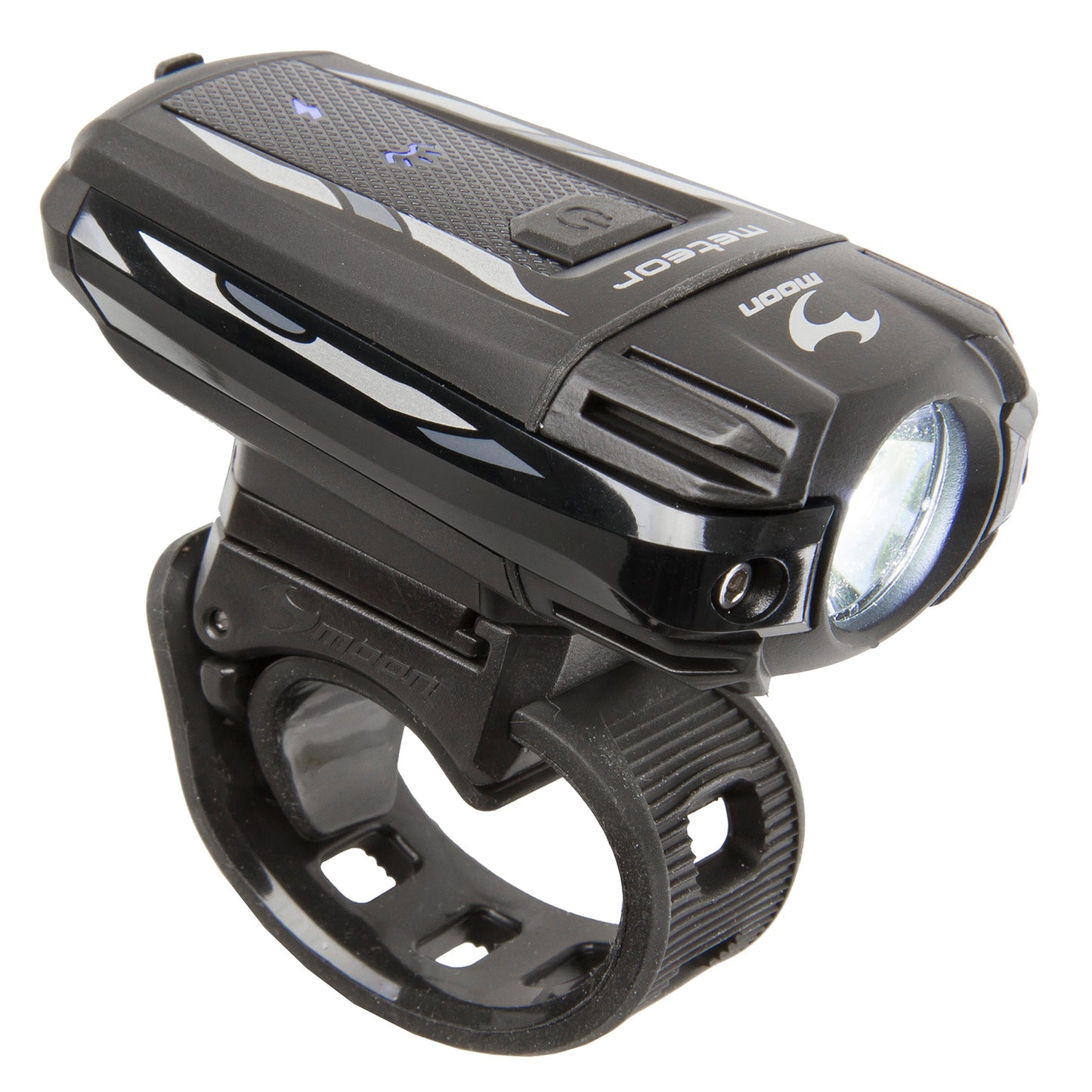 Moon Meteor zwart 1 witte Cree XP-G LED 8 functies max 400 lumen opldb. USB