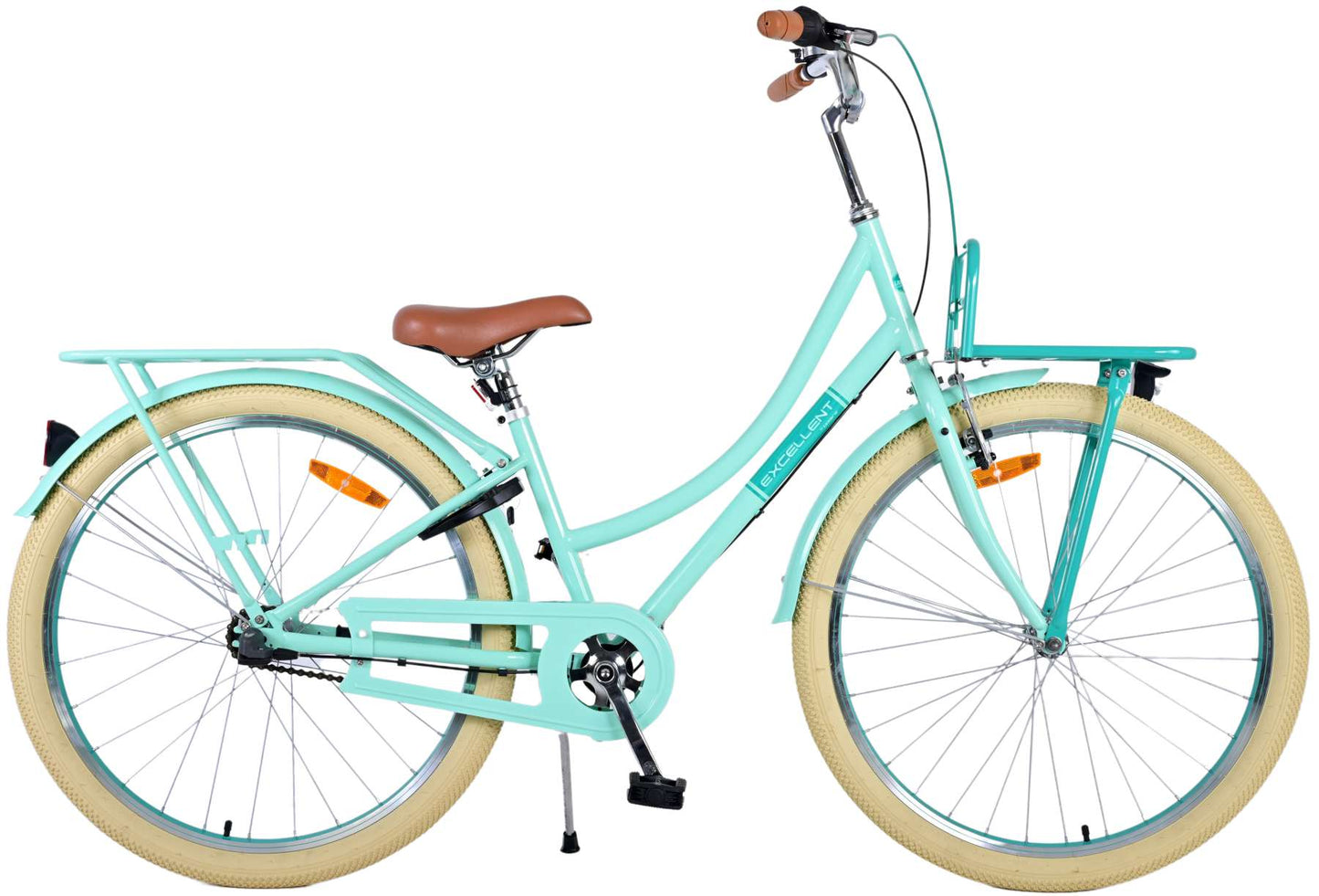 Volare Excellent 26'' groen met voordrager Nexus 3GRN