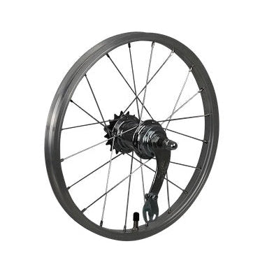 Achterwiel 800032 16x1.75 19-305 alu. remnaaf