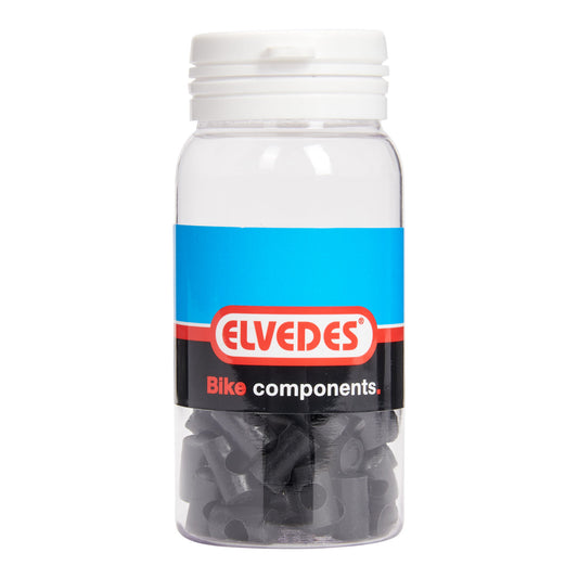 Elvedes ELV9002-ZW inhaaknippel 4.5 mm. PVC zwart (50)