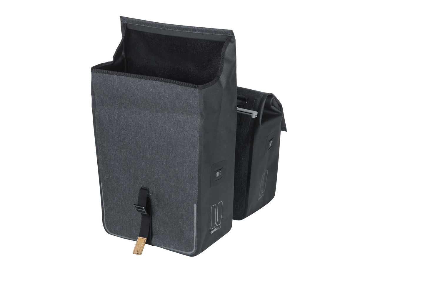 Basil 17797 Urban Dry dubbele fietstas MIK 50L charcoal melee