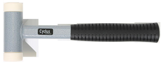 Cyclus kunststof hamer 650 gr. met terugslagdemping 35x120